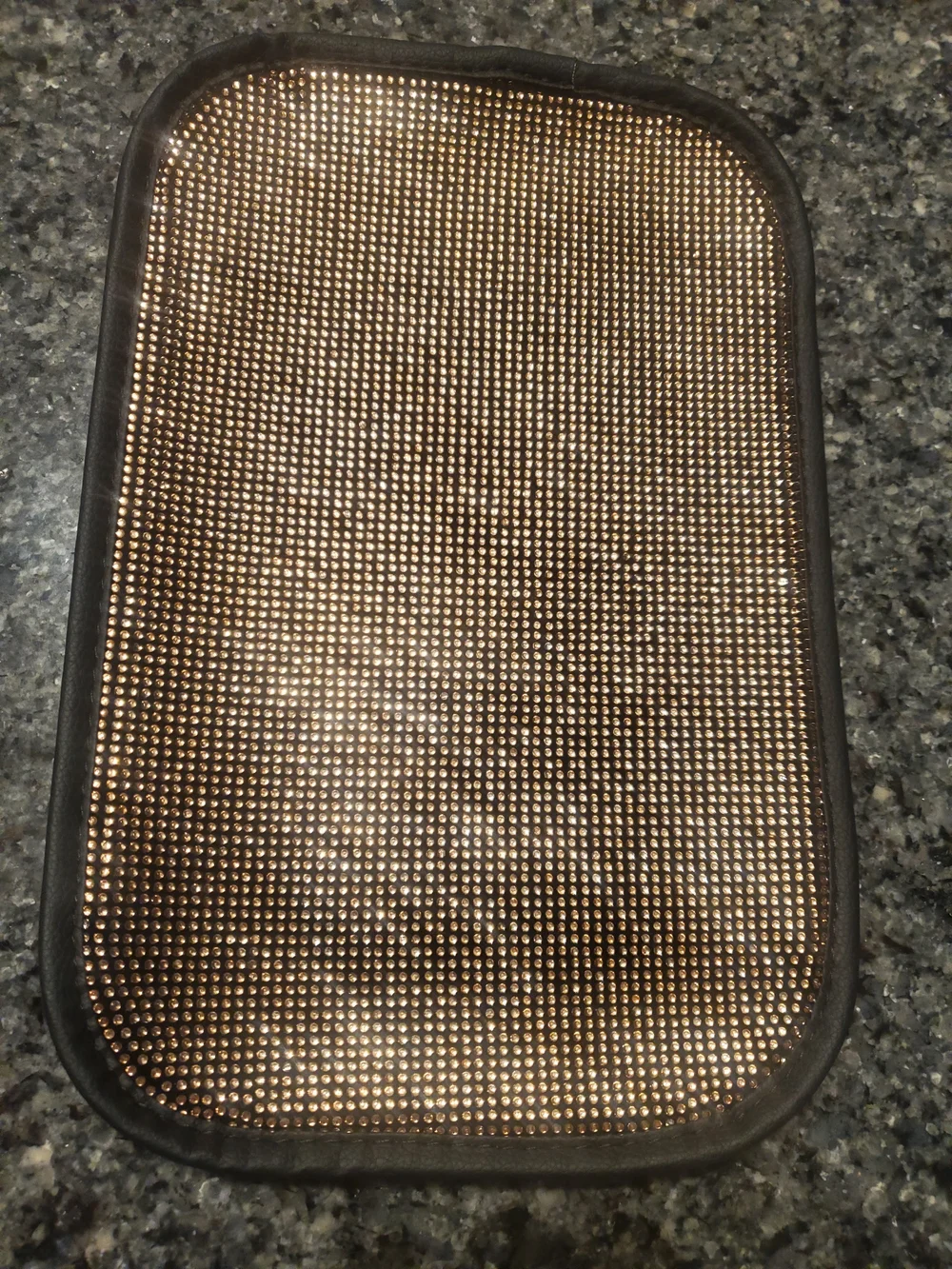 Gold Sparkle Car Accessory Kit -